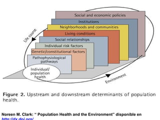 Noreen M. Clark: “ Population Health and the Environment” disponible en  http://dx.doi.org/   