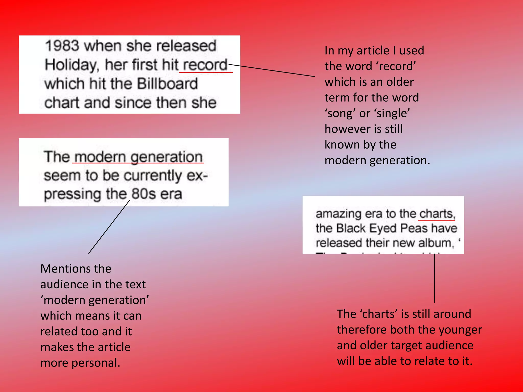 ‘Free’ things in magazine