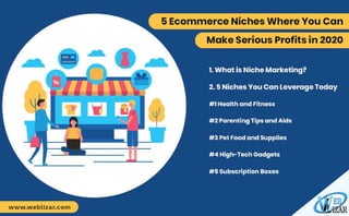 5 ecommerce-niches for profits in 2020