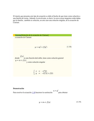 5. ecuación de clairaut PDF