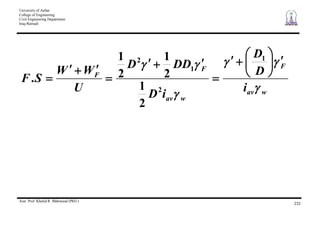 University of Anbar
College of Engineering
Civil Engineering Department
Iraq-Ramadi
Asst. Prof. Khalid R. Mahmood (PhD.)
233
wav
F
wav
F
F
i
D
D
iD
DDD
U
WW
SF
1
2
1
2
2
1
2
1
2
1
.
 