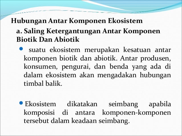 Contoh Ekosistem Seimbang - Berita Jakarta