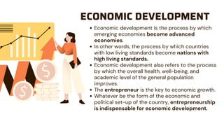 ENTREPRENEURSHIP AND ECONOMIC DEVELOPMENT | PDF