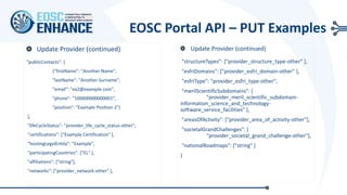 EOSC Portal Application Programming Interface Tutorial | PPT