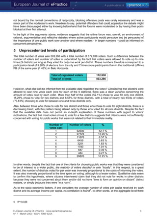 Beyond Theory: e-Participatory Budgeting and its Promises for eParticipation
