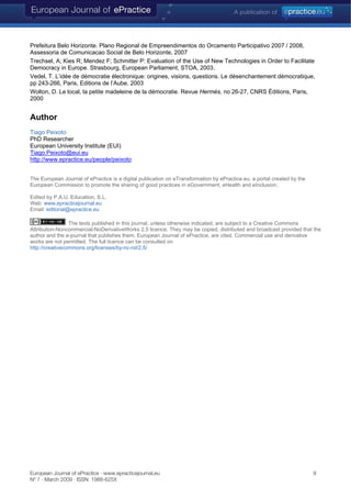 Beyond Theory: e-Participatory Budgeting and its Promises for eParticipation