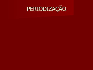 PERIODIZAÇÃO 