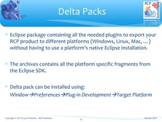 Eclipse Training - RCP & Industrialization | PPT