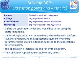 Eclipse Training - RCP & Industrialization | PPT