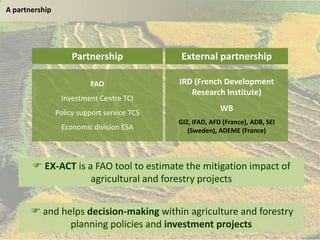 Ex Ante Group.pdf EX-ACT: EX-Ante Carbon balance Tool | PDF