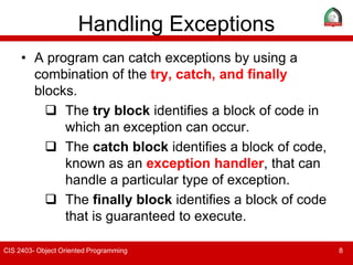 Exception handling | PPT