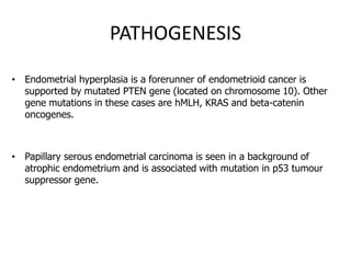 ENDOMETRIAL CARCINOMA | PPTX