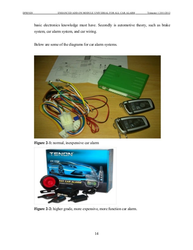 5 Universal Alarm System For Cars