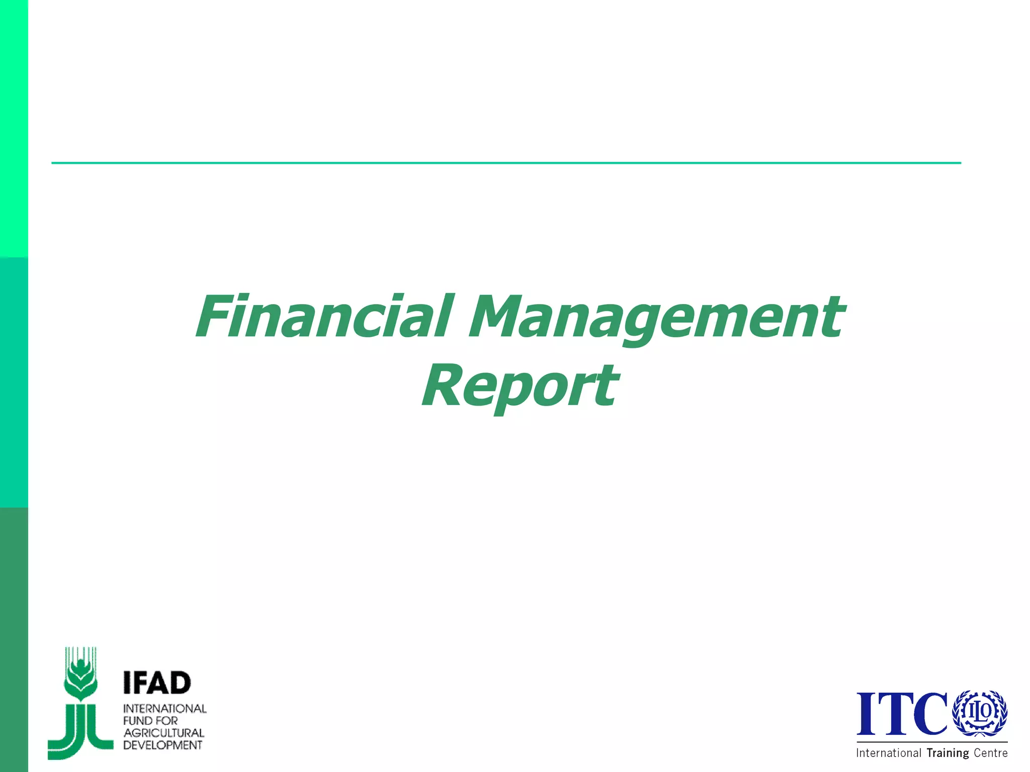 Financial Management Report | PPT | Mutual Funds | Personal Investing