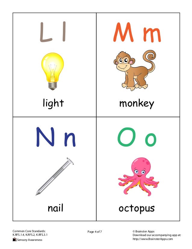 alphabet flash cards download