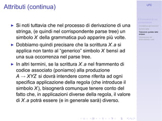 Linguaggi Formali e Compilazione: Frontend