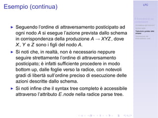 Linguaggi Formali e Compilazione: Frontend