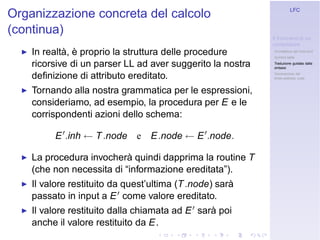 Linguaggi Formali e Compilazione: Frontend
