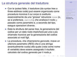 Linguaggi Formali e Compilazione: Frontend