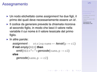 Linguaggi Formali e Compilazione: Frontend