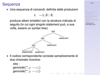 Linguaggi Formali e Compilazione: Frontend