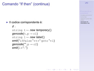 Linguaggi Formali e Compilazione: Frontend