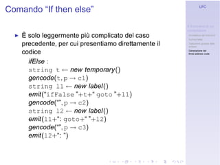 Linguaggi Formali e Compilazione: Frontend