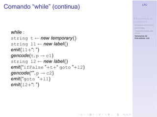 Linguaggi Formali e Compilazione: Frontend