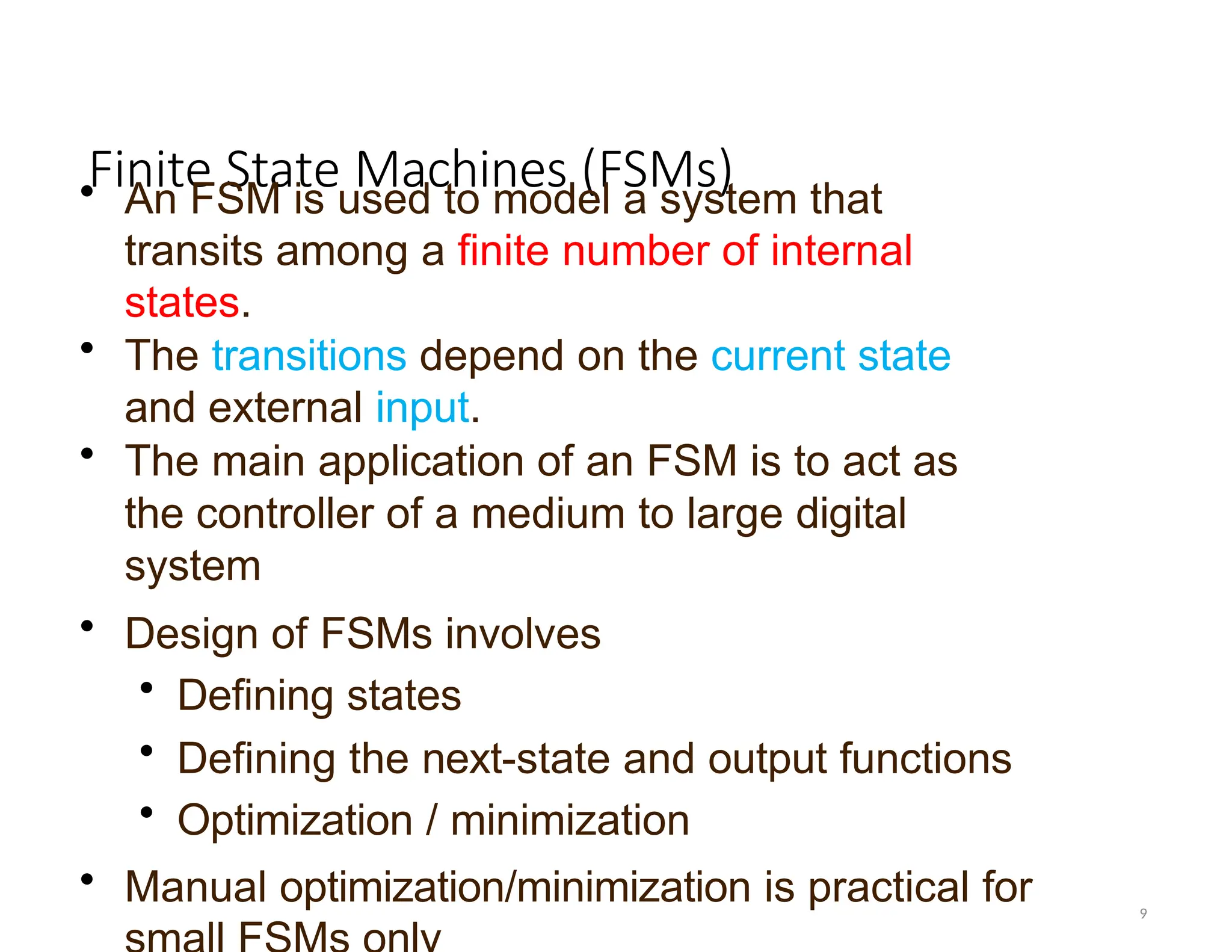 ASIC Design Laboratory Finite State Machines State Diagrams vs ...