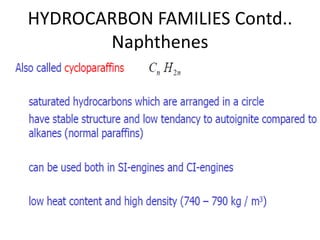 HYDROCARBON FAMILIES Contd..
Naphthenes
20-May-21 10
 
