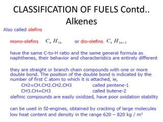 CLASSIFICATION OF FUELS Contd..
Alkenes
20-May-21 11
 