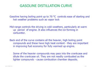 GASOLINE DISTILLATION CURVE
20-May-21 29
 
