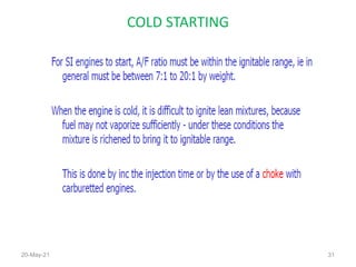 COLD STARTING
20-May-21 31
 