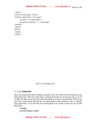 Giáo trình javascript | PDF