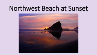 Northwest Beach at Sunset
 