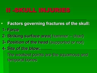 Skull Potential Injuries 5 - Head injuries for nurses in emergency room | PPT