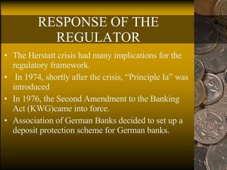 Hershatt Risk 5 Herstatt Risk And Collapse Of Herstatt Bank | PPT