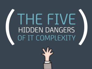 The Five Hidden Dangers of IT
Complexity
 