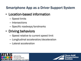 Older Driver Support Systems (ODSS) — Real-Time Feedback on Driving ...