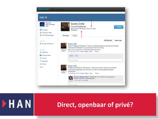 Direct, openbaar of privé?
