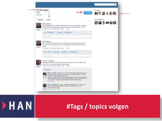 #Tags / topics volgen