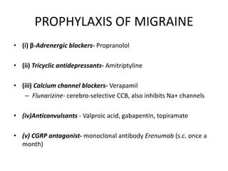 gabapentin migraine prophylaxis