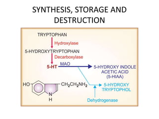 SYNTHESIS, STORAGE AND
DESTRUCTION
 