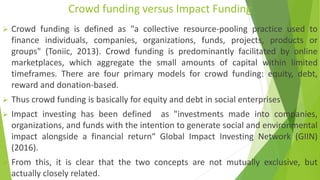 5 Impact Funding, Socially Responsible Investments (SRI) | PDF