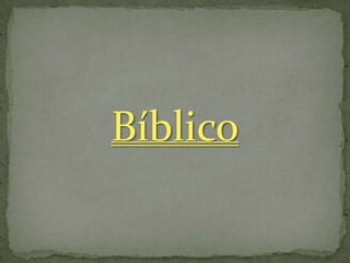 Bíblico