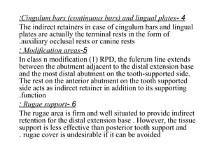 5 indirect retainers | PPT