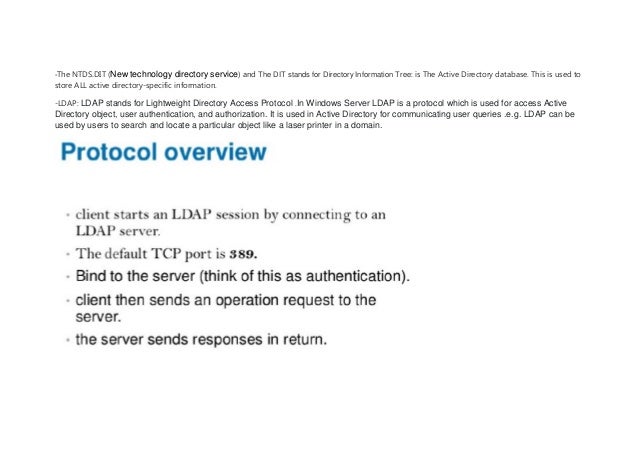 Mcsa 70 410 5 Introduction To Active Directory And Basic Installation