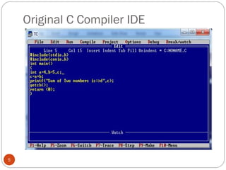 Original C Compiler IDE
5
 