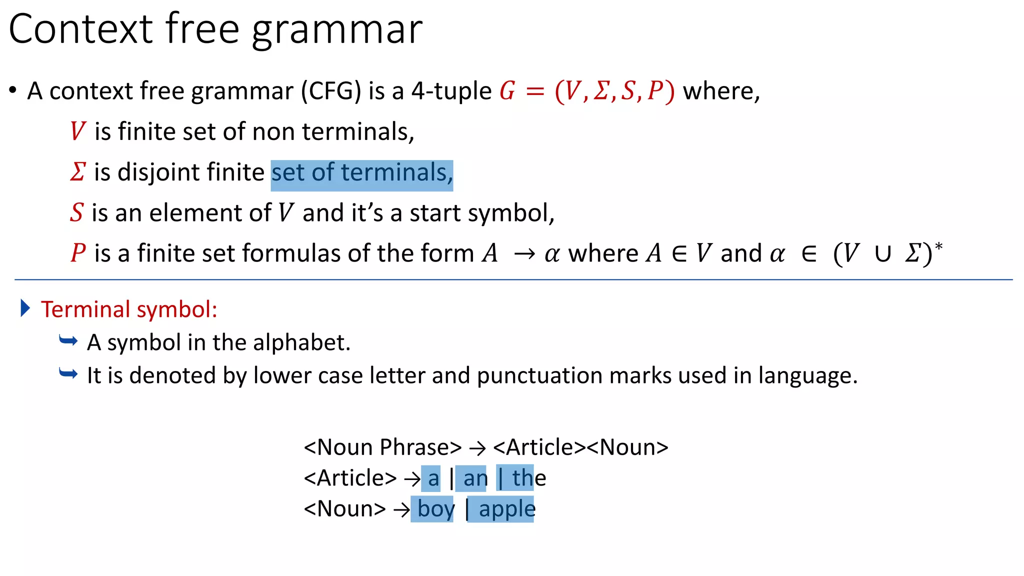 5-Introduction to Parsing and Context Free Grammar-09-05-2023.pptx