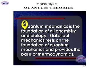 Modern Physics
QUANTUM THEORIES
SOLO
339
 